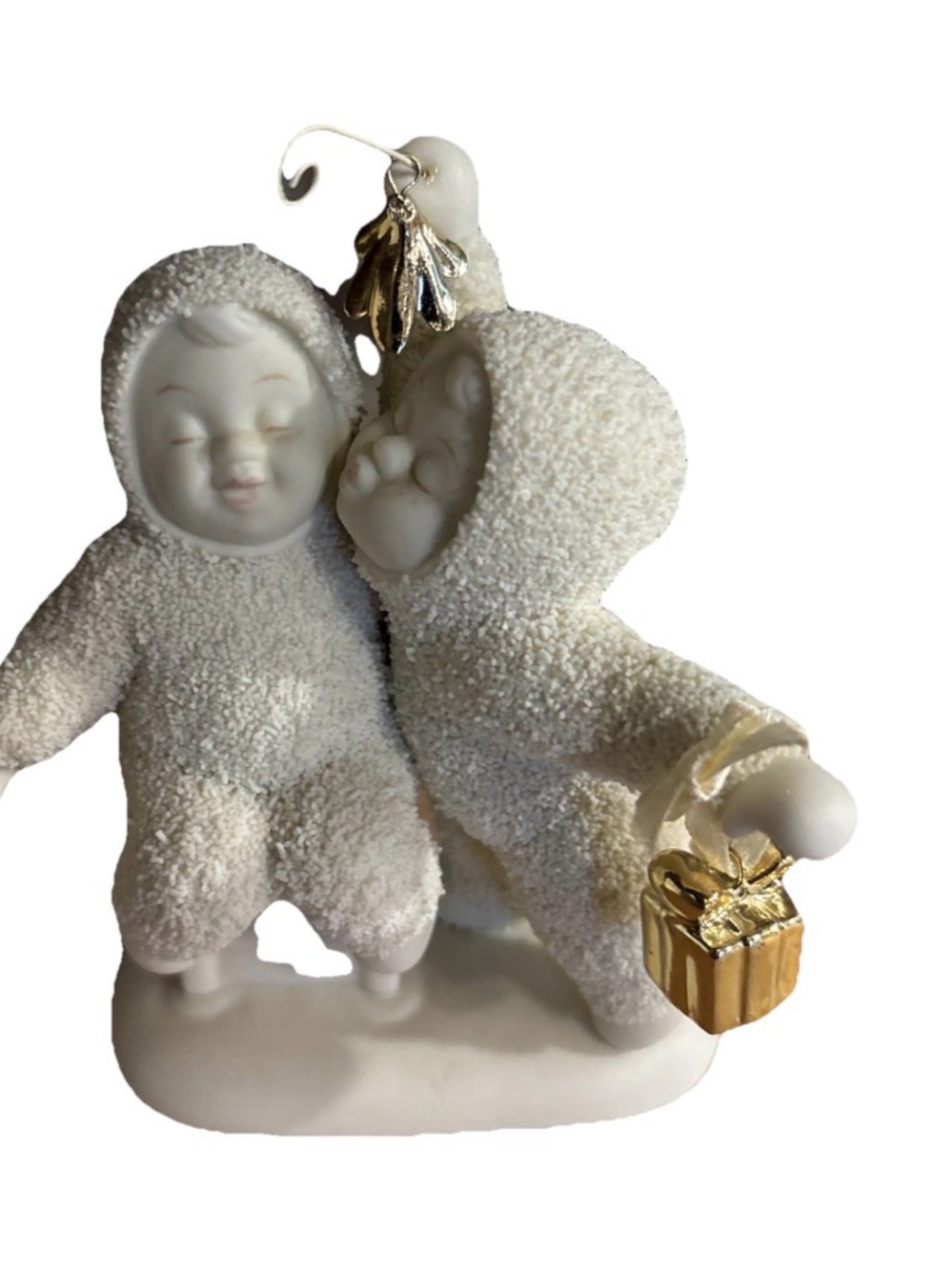 Vintage Department 56 "KISS ME" Snowbabies Figurine 56.69133  From 2001- NIB